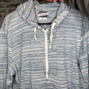 Johnny-O | women blue 1/4 zip hoodie with pockets